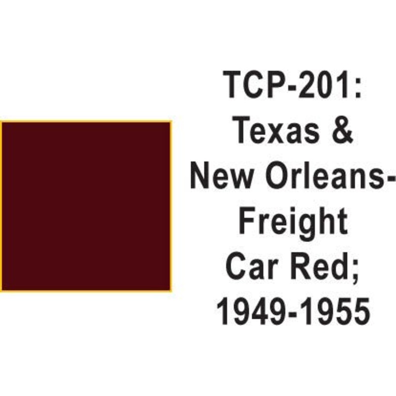 Tru Color TCP-201 Texas and New Orleans 1949-55 Frt. Car Red 1 ounce