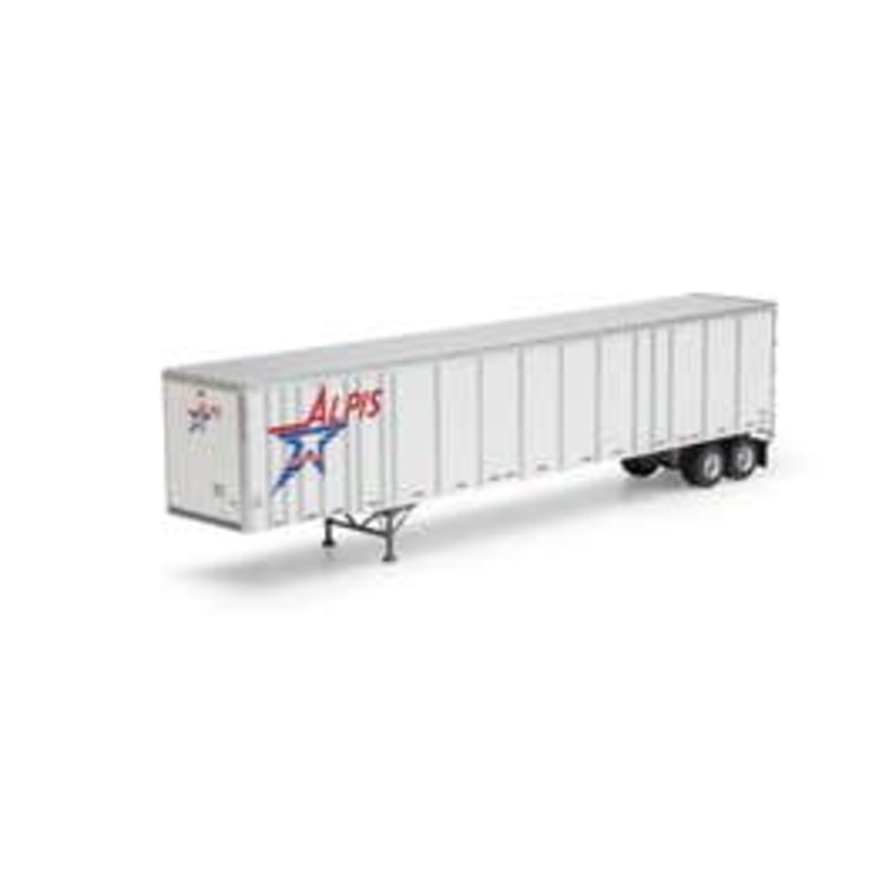 Athearn 72825 HO 53ft Wabash Plate Trailer Alpis #F38390