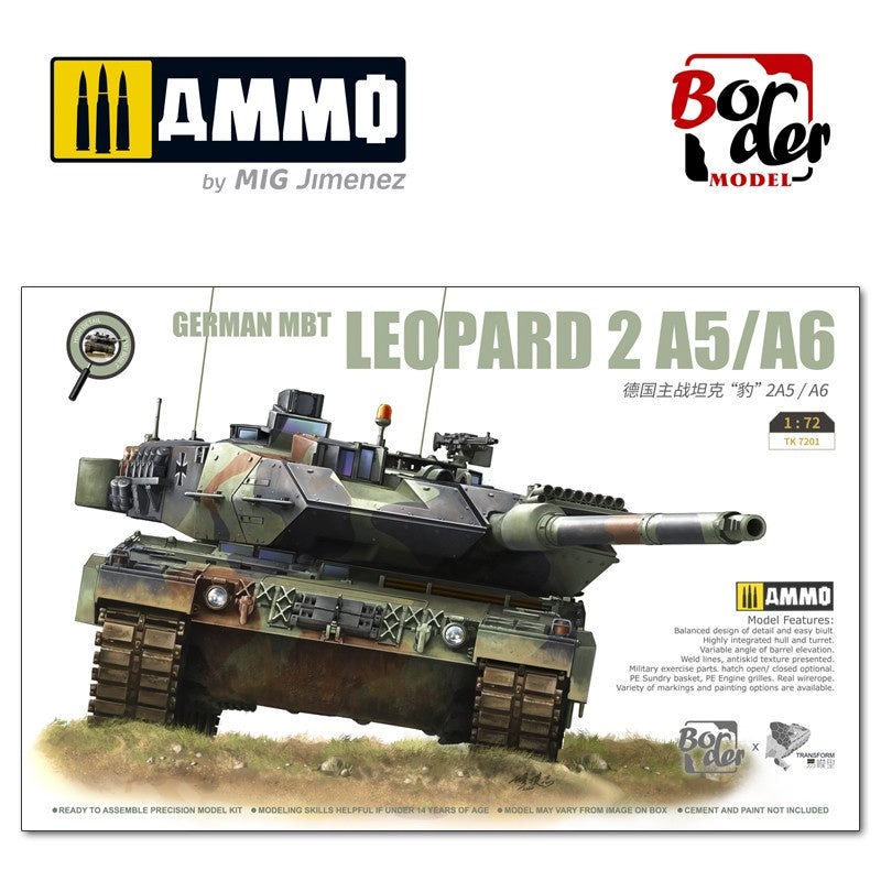 Border Model – 1/72 German MBT Leopard 2 A5/A6