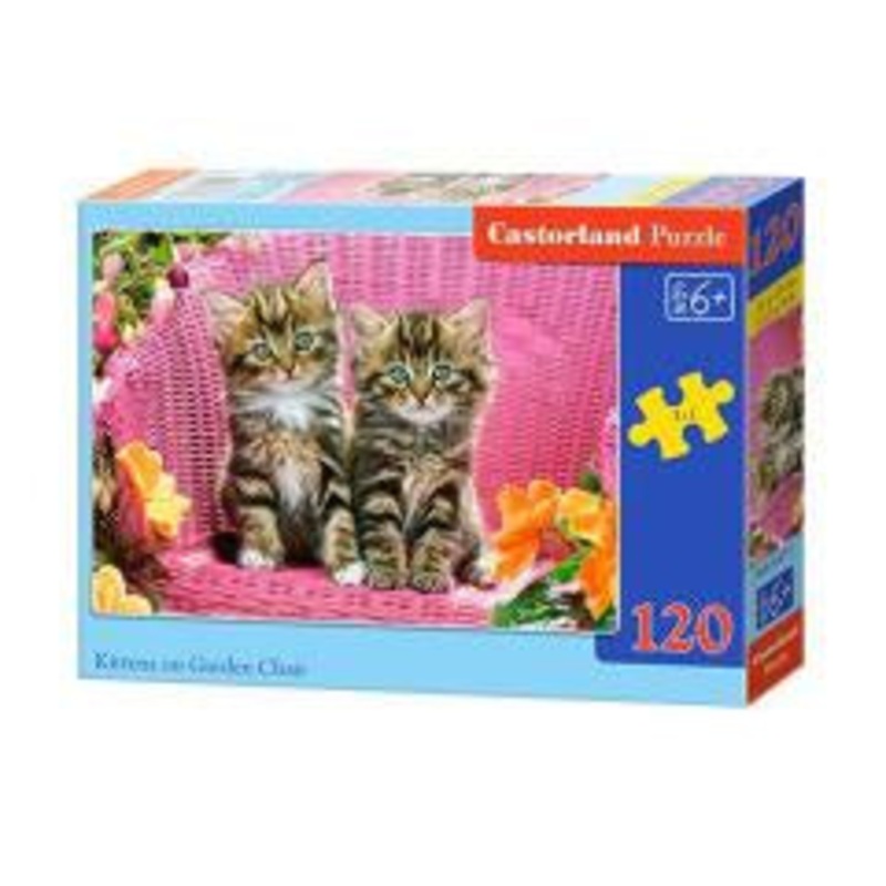 Castorland – Kittens on Garden Chair (120pcs)