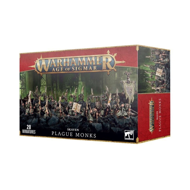 GW – Warhammer AOS Skaven: Plague Monks  (90-12)
