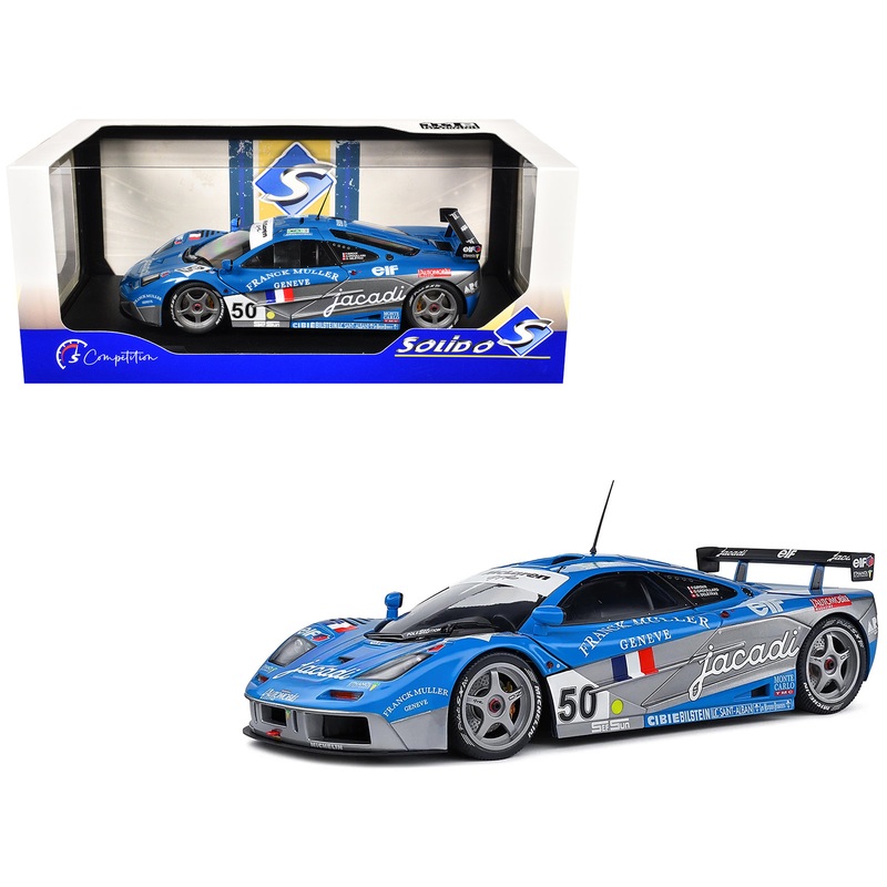 McLaren F1 GTR Short Tail #50 Fabien Giroix – Jean-Denis Deletraz – Olivier Grouillard “Giroix Racing Team” “24 Hours of Le Mans” (1995) “Competition” Series 1/18 Diecast Model Car by Solido