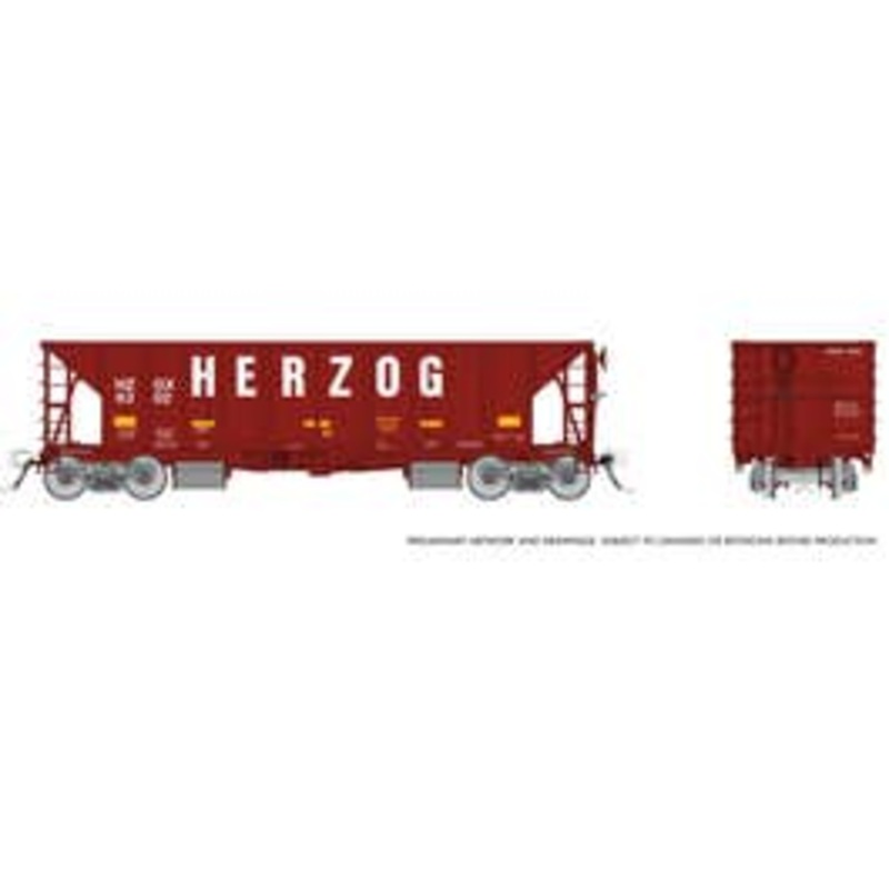 Rapido 158020A HO NSC Ballast Car: Herzog – Late: Single Car
