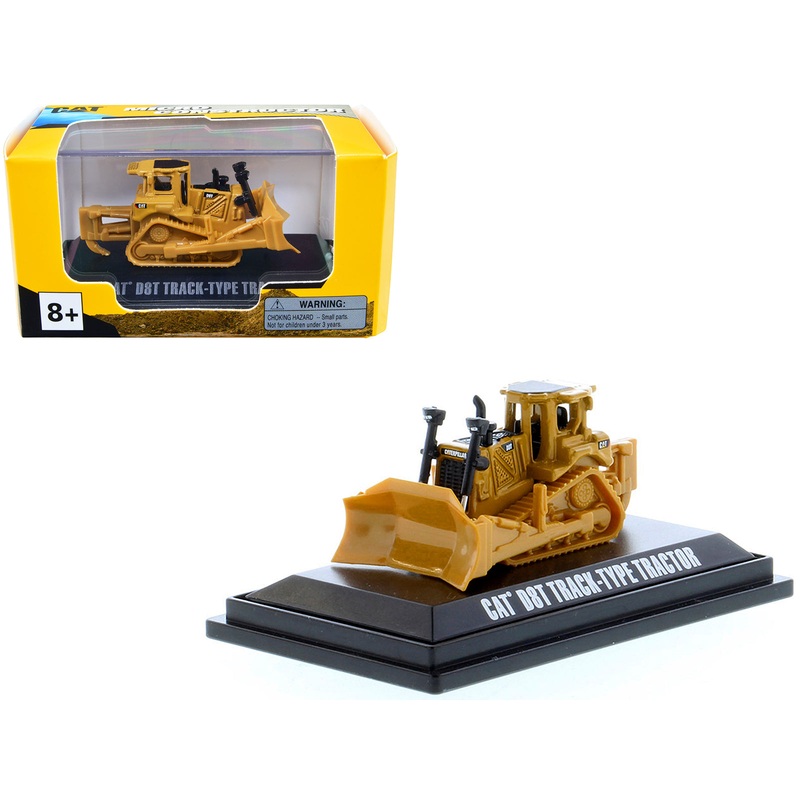 CAT Caterpillar D8T Track-Type Tractor Yellow “Micro-Constructor” Series Diecast Model by Diecast Masters