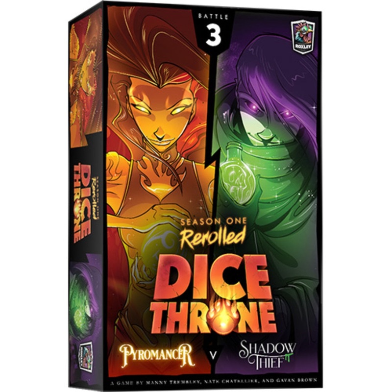 Dice Throne: Season 1 ReRolled – Pyromancer vs Shadow Thief