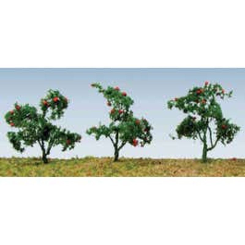 JTT 32510 HO 3/4″ Tall Fruit Bush 18 Pack