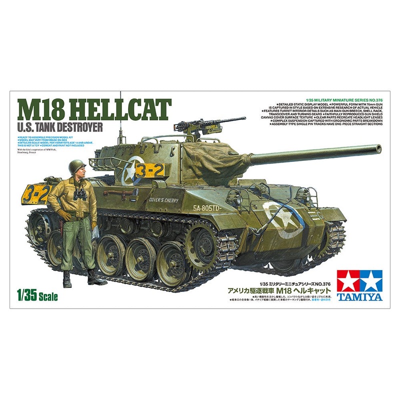 Tamiya – 1/35 US Tank Destroyer M18 Hellcat