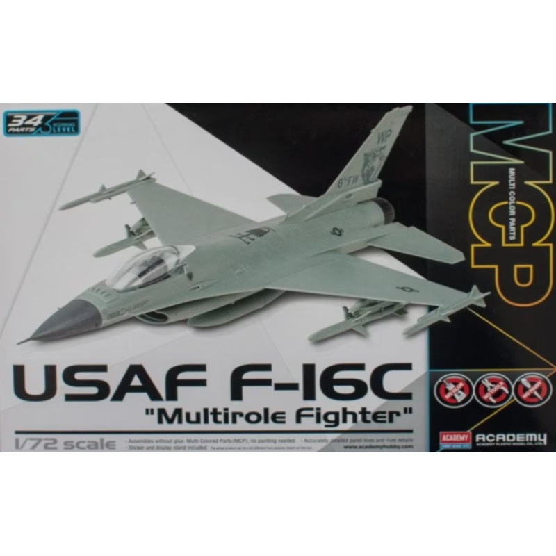 Academy – 1/72 F-16C USAF (MULTI Coloured)