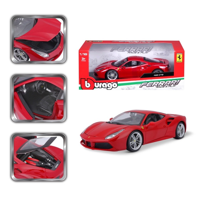 Burago – 1/18 Ferrari 488 GTB