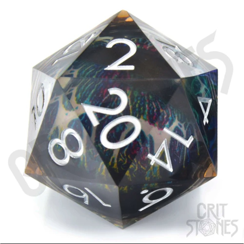 CritStones –  50mm D20 –  Spectrum Sentinel (Floating Eye)