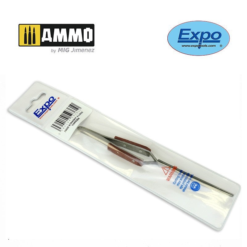 Expo – Crosslock Tweezer – Straight
