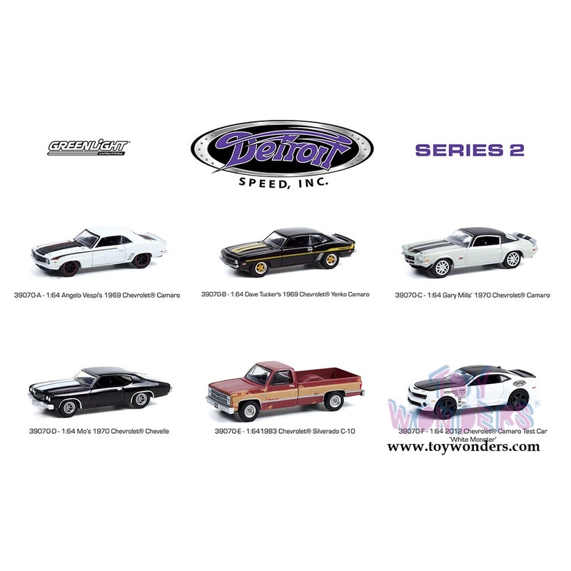 Greenlight – 1/64 Detroit Speed INC Series 2 (Sold Individually)