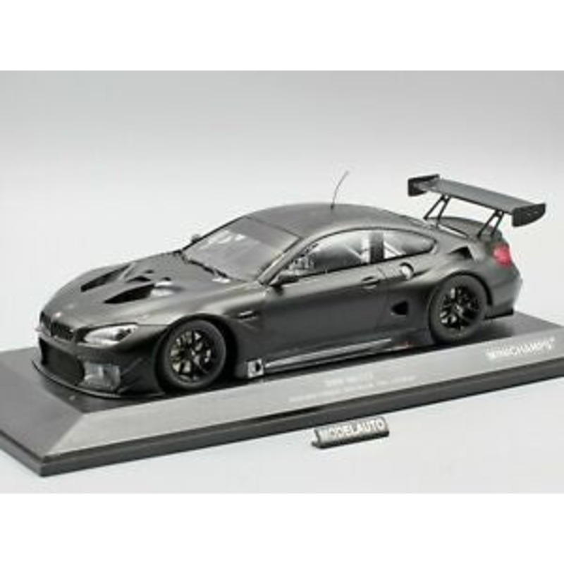 Minichamps – 1/18 BMW M6 GT3 Plain Body Version Matt Black 2016