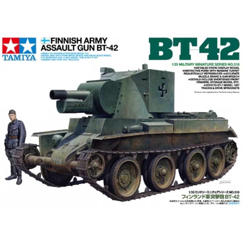 Tamiya – 1/35 Finnish Army Assault Gun BT-42