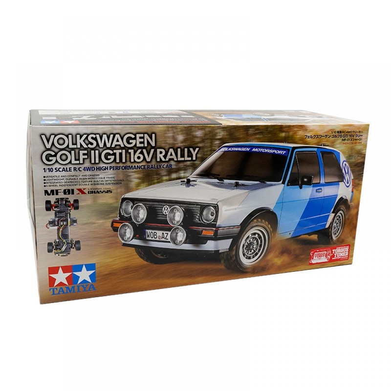 Tamiya – R/C Volkswagen Golf MK2 A2 Rally (MF01X) (No ESC Incl.)