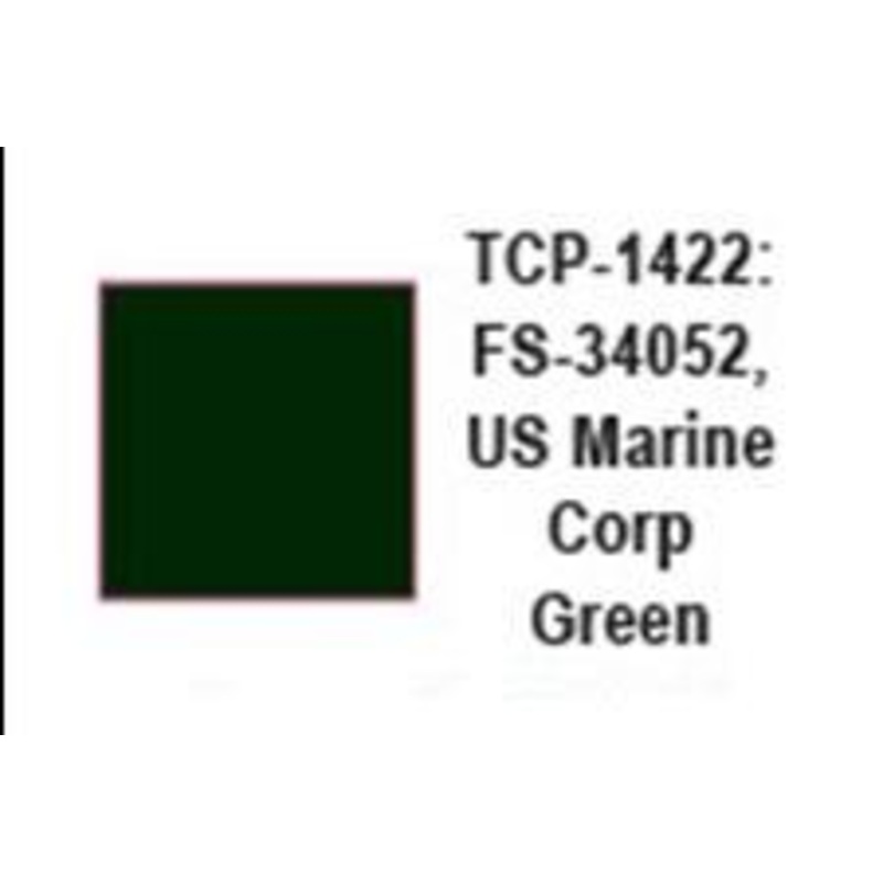 Tru Color TCP-1422, FS 34052, USMC Green Paint, 1 Ounce