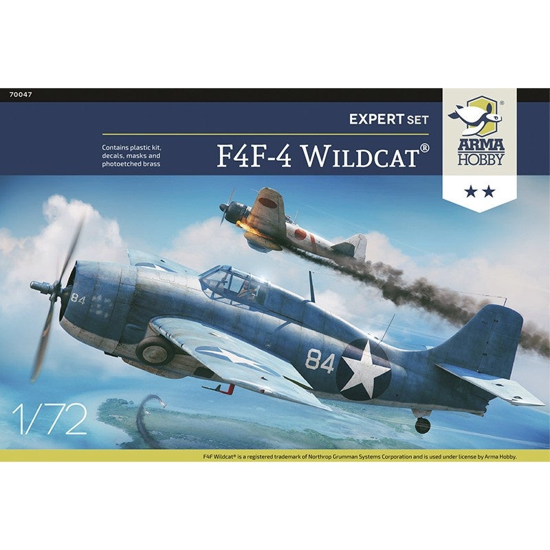ARMA Hobby – 1/72 F4F-4 Wildcat Expert Set