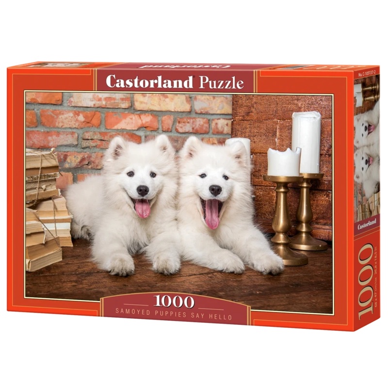 Castorland – Samoyed Puppies Say Hello (1000pcs)