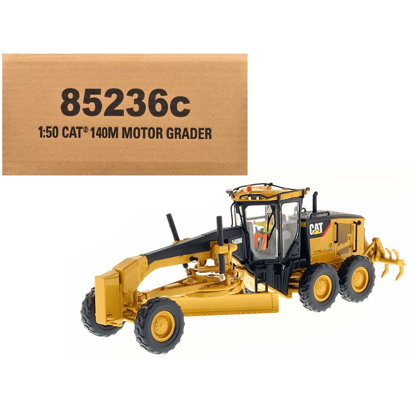 CAT Caterpillar 140M Motor Grader with Operator “Core Classics Series” 1/50 Diecast Model by Diecast Masters
