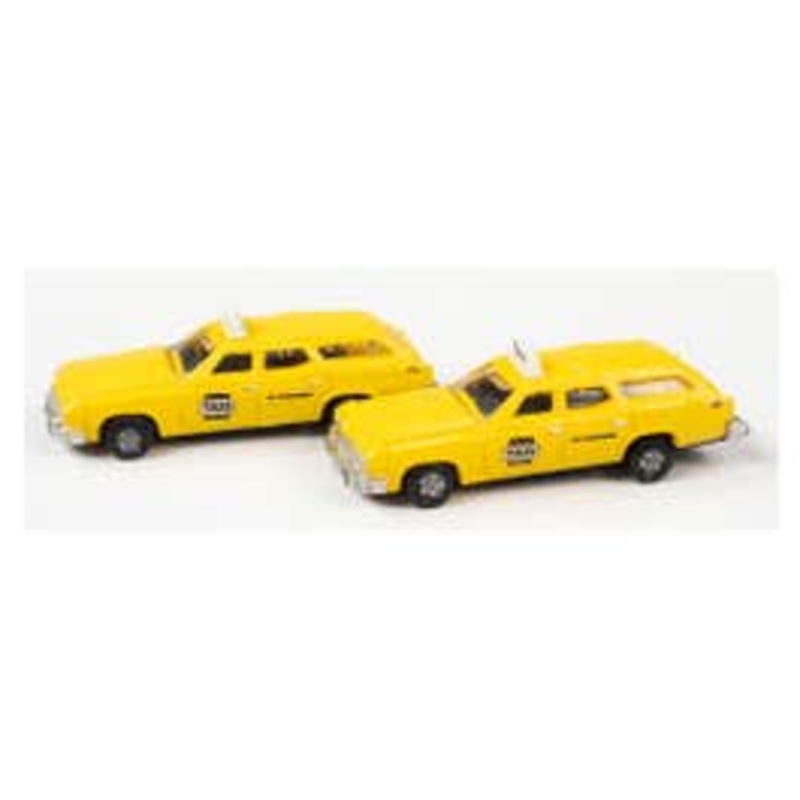Classic Metal Works 50444 N 1974 BUICK ESTATE STATION WAGON 2-PACK (TAXI)