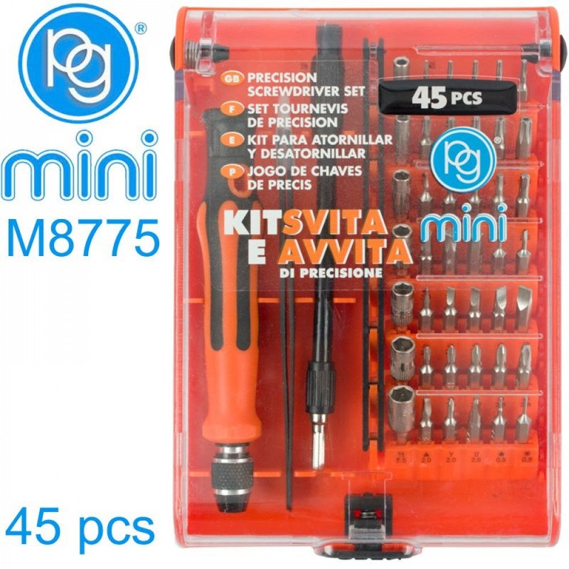 PG Mini – Precision Screwdriver Bit Set (45pcs)