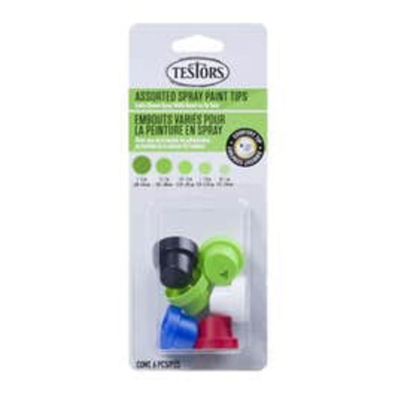 Testors 318231  Assorted Spray Paint Nozzle Tips (6)
