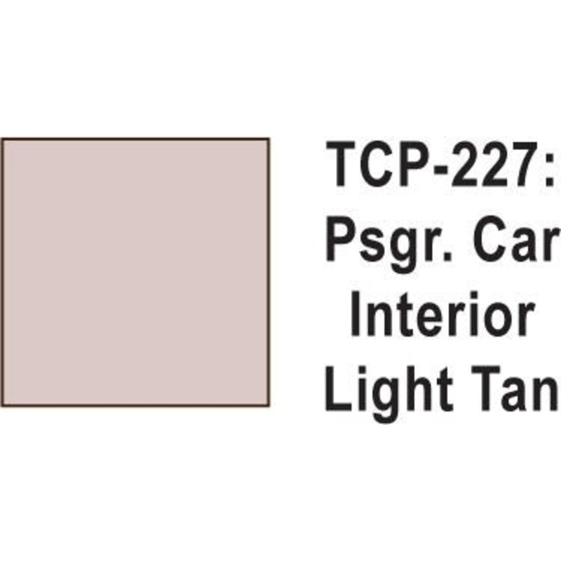 Tru Color TCP-227 Passenger Car Interior Light Tan Paint 1 ounce