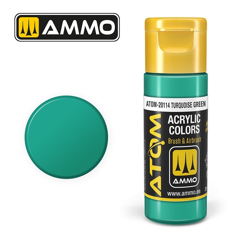 ATOM – 20114  Turquoise Green (20ml)