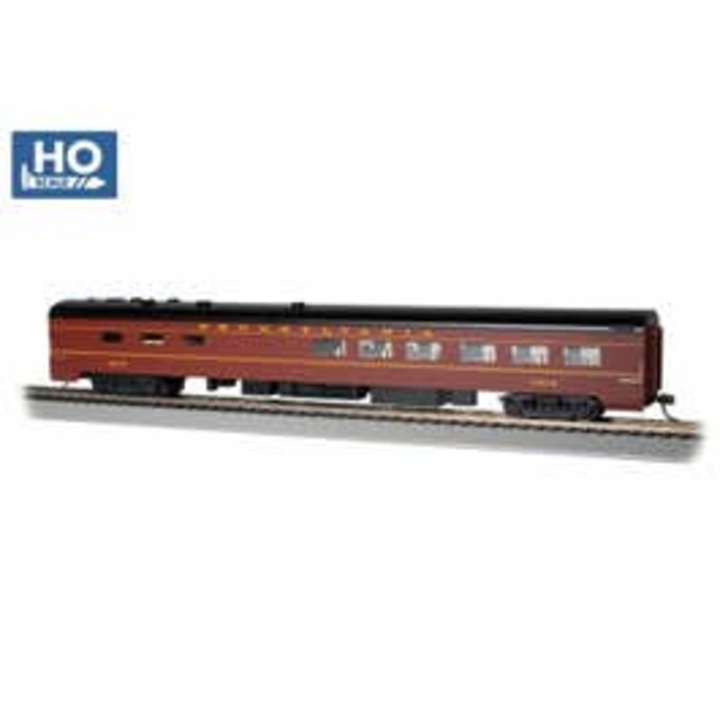 Bachmann #14805  85' SMOOTH-SIDE DINING CAR with LIGHTED INTERIOR – PRR