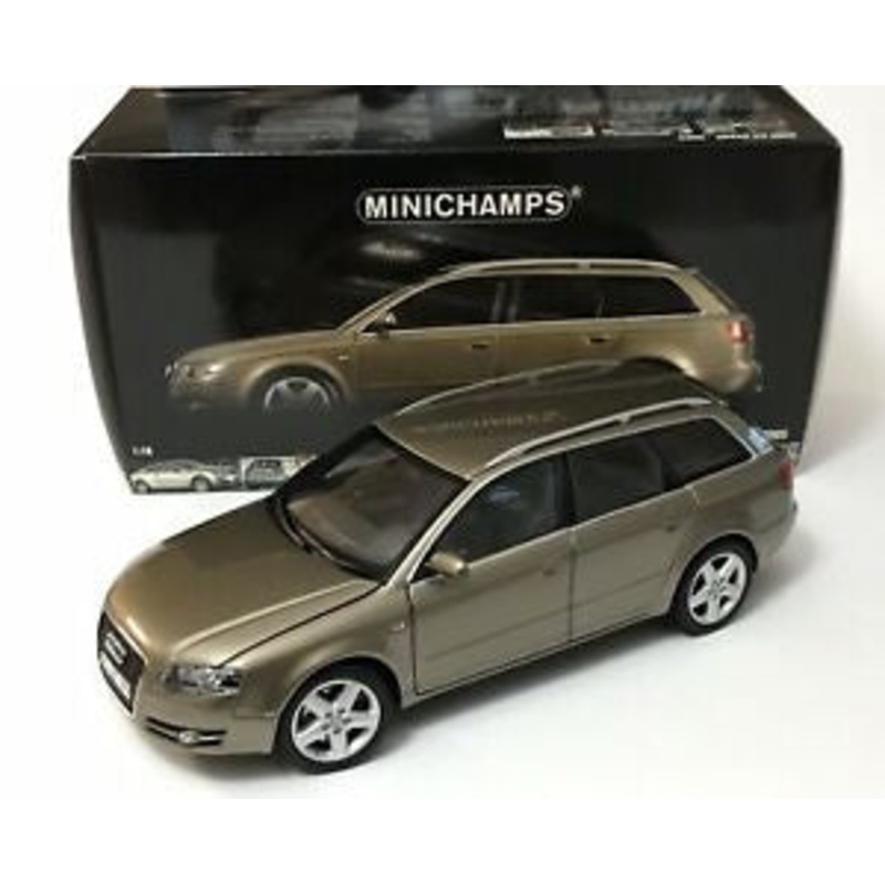 Minichamps – 1/18 Audi A4 Avant 2005 Beige Metallic