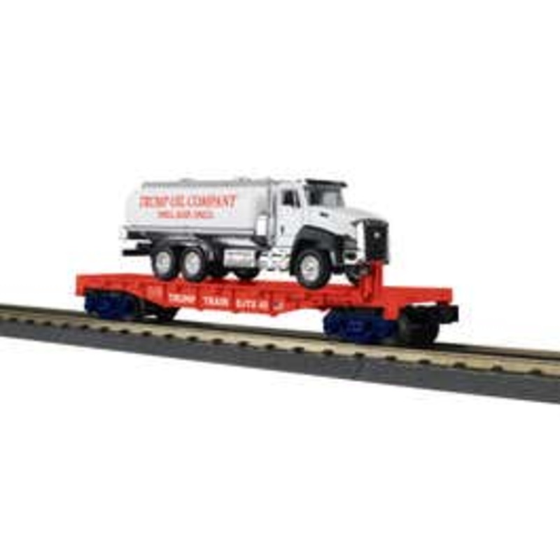 MTH 30-76956  O Donald J. Trump Flat Car with Tanker Truck w/ Sounds and Lights