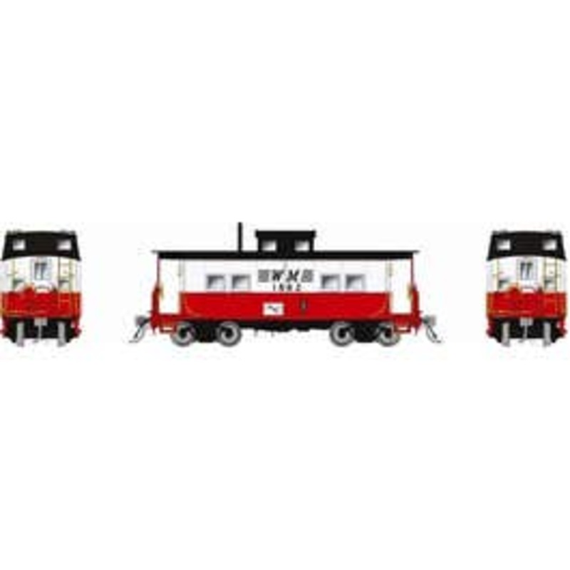 Rapido 144053 HO Northeastern-style Steel Caboose: WM – Circus Scheme: #1826