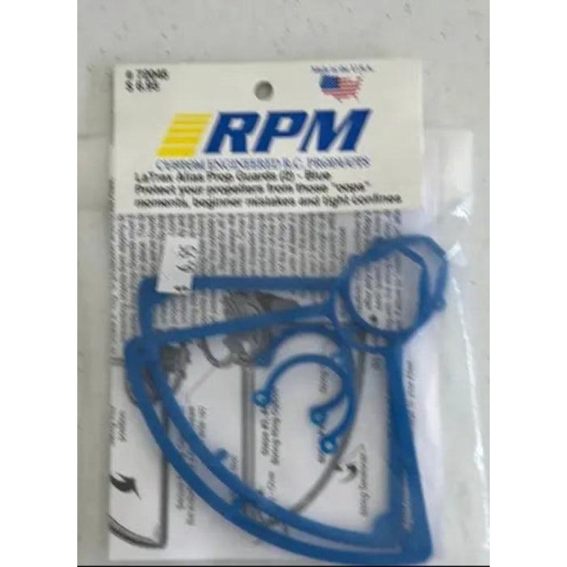 RPM Prop Guards Blue LaTrax Alias