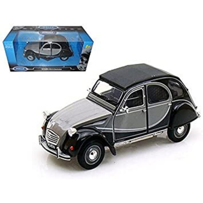 Welly – 1/24 Citroen 2CV 6 Charleston (Grey With Black)
