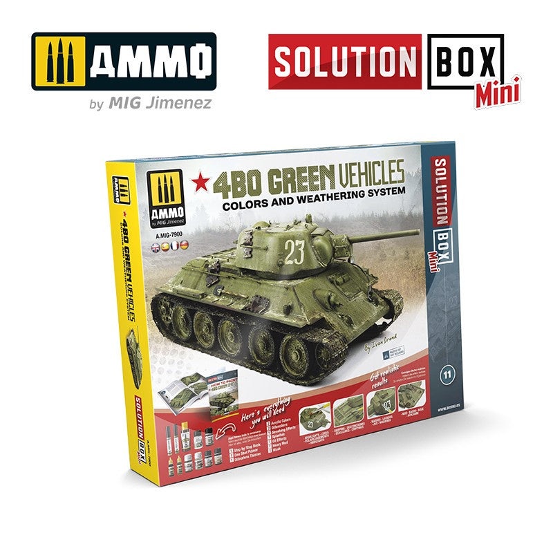 AMMO – SOLUTION BOX MINI – 4BO Russian Green Vehicles