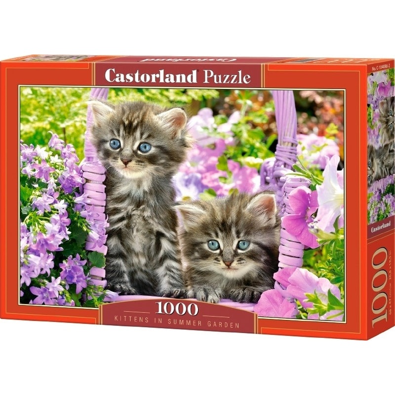 Castorland – Kittens in Summer Garden (1000pcs)