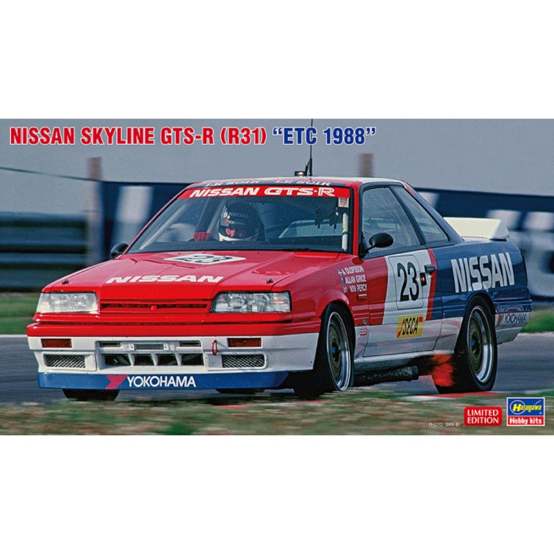 Hasegawa – 1/24 Nissan Skyline GTS-R (R31) ETC 1988