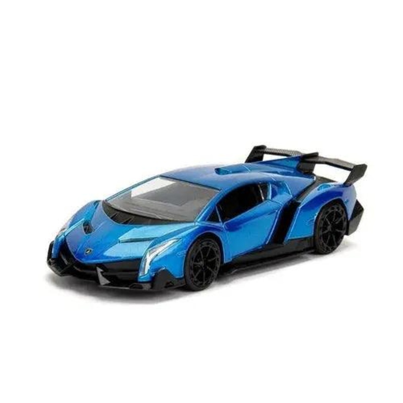 Metals Die Cast | Hyper-Spec 2017 Lamborghini Veneno Hardtop. Blue – 1:32