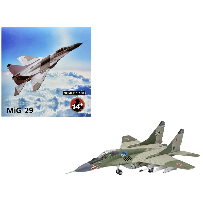 Mikoyan-Gurevich MiG-29 Fighter Aircraft “120th GvIAP Domna Airfield” (2001) Russian Air Force 1/100 Diecast Model Airplane