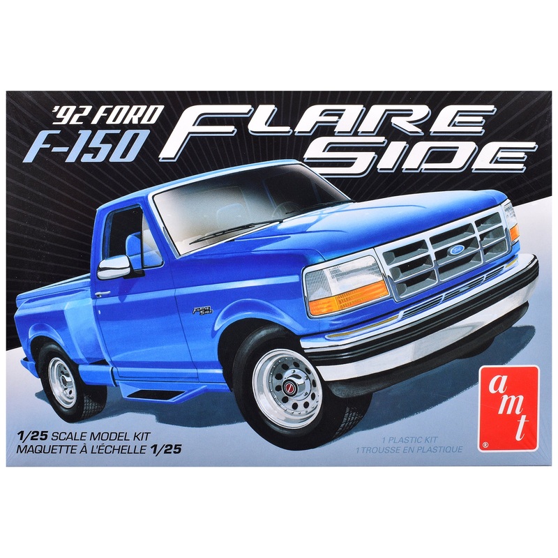 Skill 2 Model Kit 1992 Ford F-150 Flare Side Pickup Truck 1/25 Scale Model by AMT