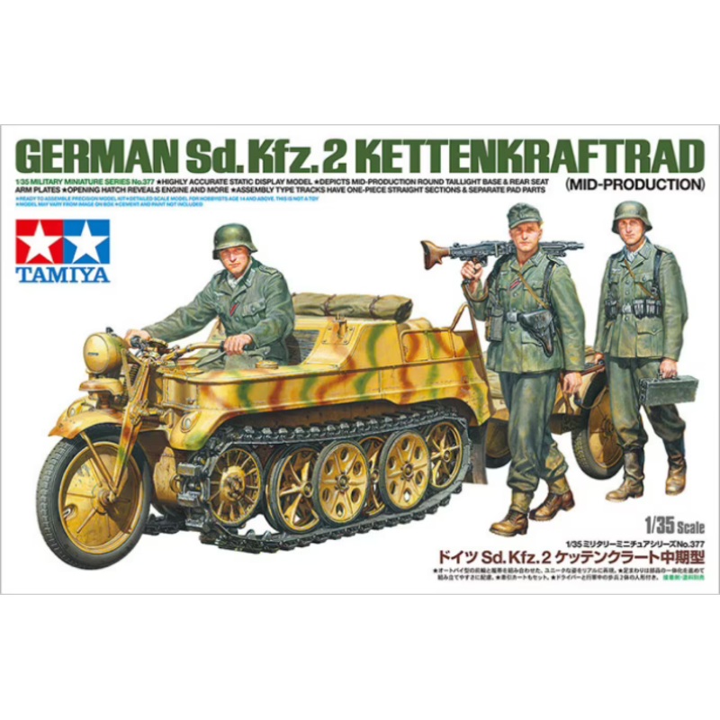 Tamiya – 1/35 Kettenkraftrad Mid. Production