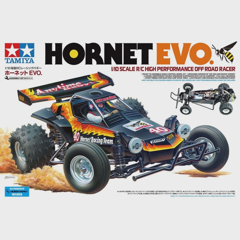 Tamiya – R/C Hornet EVO (w/ ESC Incl.)
