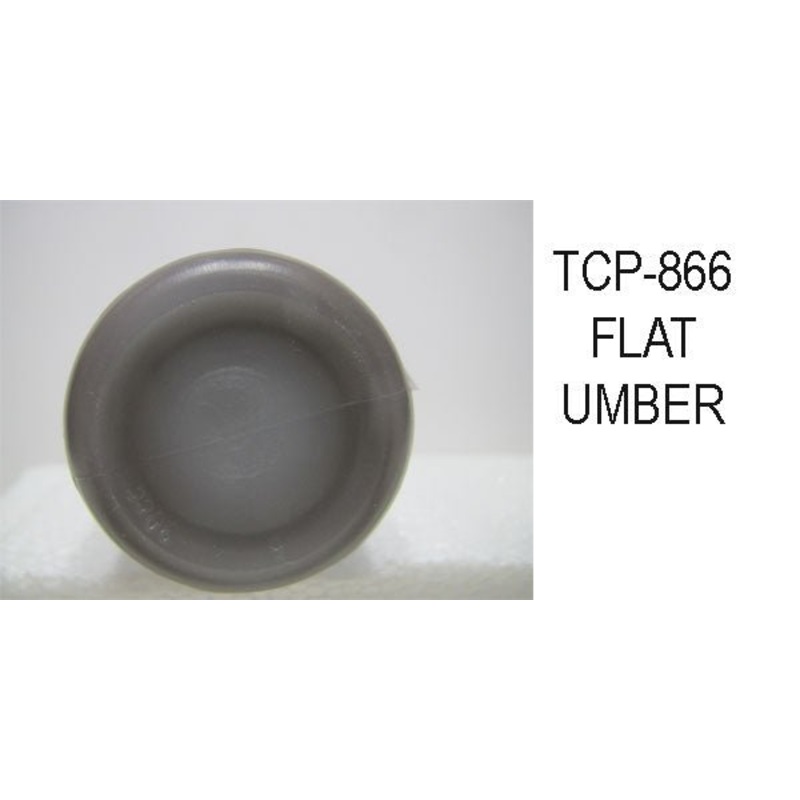 Tru Color TCP-866 Flat, Brushable Umber Paint 1 Fluid Ounce