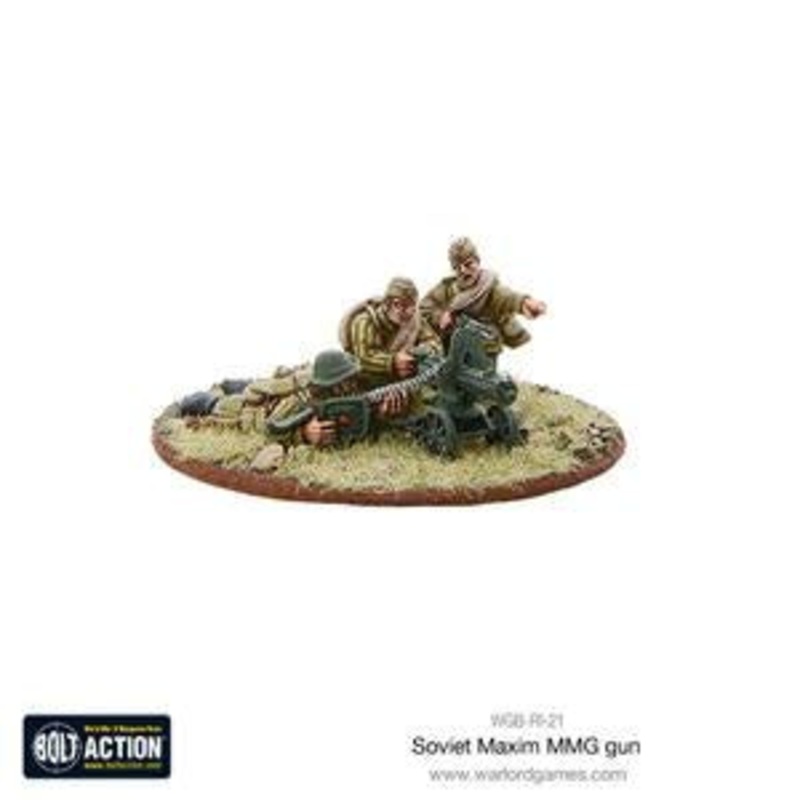 Warlord – Bolt Action  Soviet Maxim HMG Crew