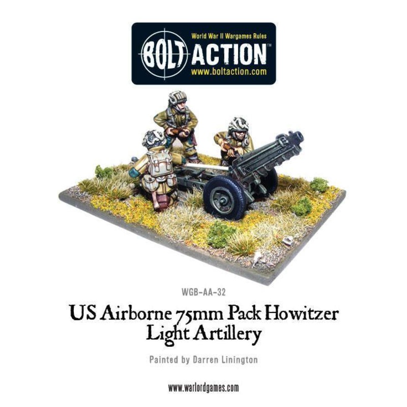 Warlord – Bolt Action  US Airborne 75mm Howitzer & Crew