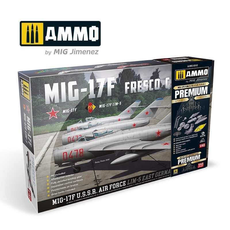 AMMO – 1/48 MIG-17F / Lim-5 U.S.S.R. – G.D.R. (Premium Edition)
