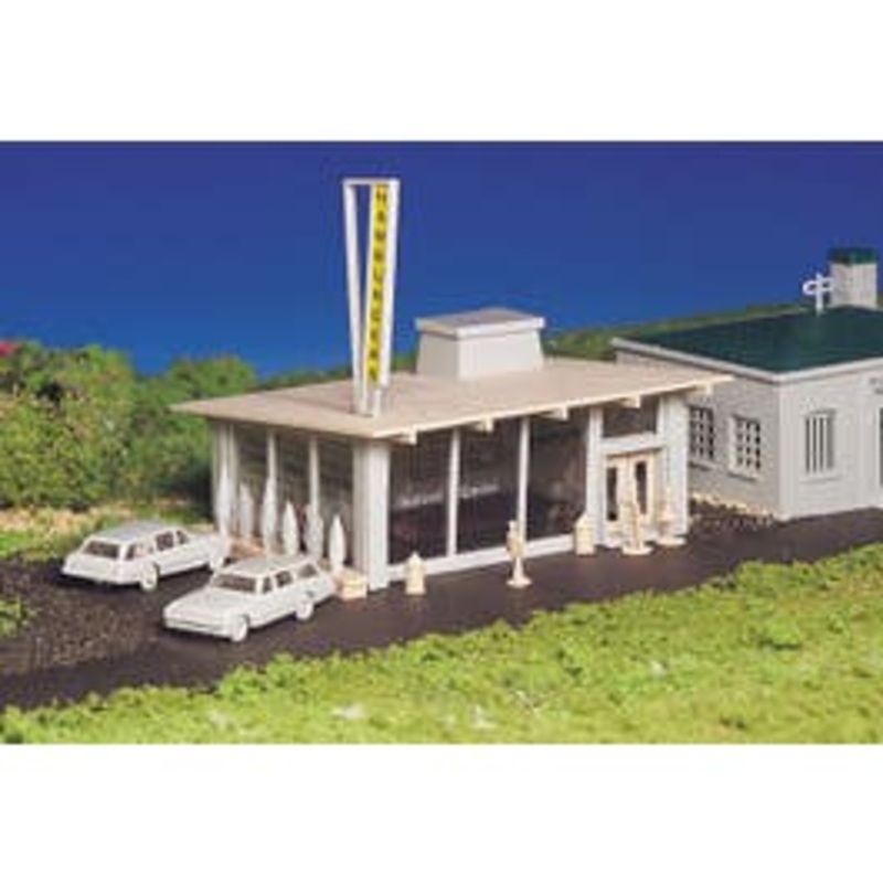 Bachmann #45434 Drive-In Burger Stand Kit