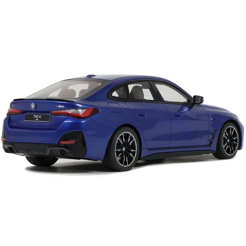 BMW i4 M50 Blue Metallic Limited Edition to 1000 pieces Worldwide 1/18 Model Car by Otto Mobile