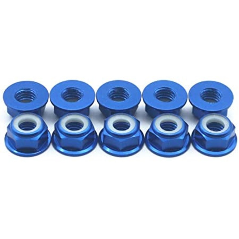 Details – 01003 – Flange Nylon Lock Nut M4 (10pcs) Blue
