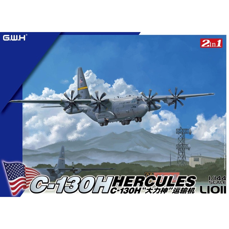 Great Wall Hobby – 1/144 USAF C-130H Hercules (2 in 1)
